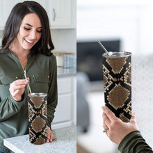 Load image into Gallery viewer, "Do What You Want" 20 oz Tall Skinny Tumbler with Lid and Straw (Print-On-Demand-Product)