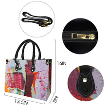 Load image into Gallery viewer, "Clear Vision" (black straps)" Custom Women's Handbag-Medium (Model 1747) (Print-On-Demand-Product)