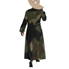 Load image into Gallery viewer, "The Main Character" All-Over Print Women's Lace-up Chiffon Robe (Print-On-Demand-Product)