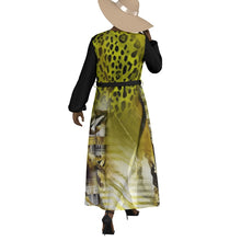 Load image into Gallery viewer, All-Over Print Women's Lace-up Chiffon Robe (Print-On-Demand-Product)