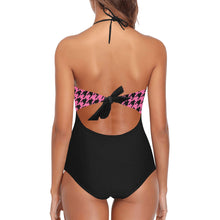 Load image into Gallery viewer, "On Sight" Lace Band Embossing Swimsuit (ModelS15) (Print-On-Demand-Product)