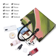 Load image into Gallery viewer, "Olive Spice" (black straps)" Custom Women's Handbag-Medium (Model 1747) (Print-On-Demand-Product)