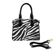 Load image into Gallery viewer, "D. Ivory" Custom Handbag-Black Handle (Model 1746) (Print-On-Demand-Product)