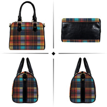 Load image into Gallery viewer, "Plaid Collection" Custom Handbag-Black Handle (Print-On-Demand-Product)