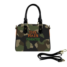 Load image into Gallery viewer, "The Main Character" Orange Crush (Mini Travel) Custom Handbag-Black Handle (Model 1746) (Print-On-Demand-Product)