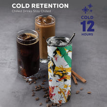 Load image into Gallery viewer, "Fashionista" 20oz Tall Skinny Tumbler with Lid and Straw (Print-On-Demand-Product)
