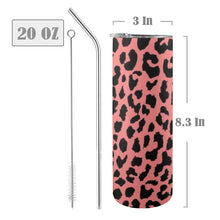Load image into Gallery viewer, "Catch This Vibe" 20oz Tall Skinny Tumbler with Lid and Straw (Print-On-Demand-Product)