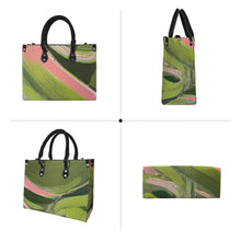 Load image into Gallery viewer, "Olive Spice" (black straps)" Custom Women's Handbag-Medium (Model 1747) (Print-On-Demand-Product)