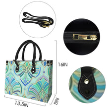 Load image into Gallery viewer, "Royal Riches" (black straps)" Custom Women's Handbag-Medium (Model 1747) (Print-On-Demand-Product)