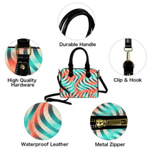 Load image into Gallery viewer, "Fall For Me" Custom Handbag-Black Handle (Model 1746) (Print-On-Demand-Product)