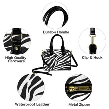 Load image into Gallery viewer, "D. Ivory" Custom Handbag-Black Handle (Model 1746) (Print-On-Demand-Product)