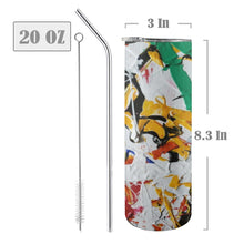 Load image into Gallery viewer, "Fashionista" 20oz Tall Skinny Tumbler with Lid and Straw (Print-On-Demand-Product)