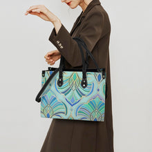 Load image into Gallery viewer, "Royal Riches" (black straps)" Custom Women's Handbag-Medium (Model 1747) (Print-On-Demand-Product)