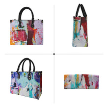 Load image into Gallery viewer, "Clear Vision" (black straps)" Custom Women's Handbag-Medium (Model 1747) (Print-On-Demand-Product)