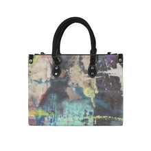 Load image into Gallery viewer, "Tell it like it is" (black straps)" Custom Women's Handbag-Medium (Model 1747) (Print-On-Demand-Product)