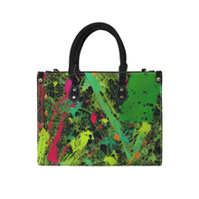 Load image into Gallery viewer, "A-R-T" (black straps)" Custom Women's Handbag-Medium (Model 1747) (Print-On-Demand-Product)