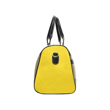 Load image into Gallery viewer, "The Main Character" Yellow Sun Kiss Travel Bag Black (Small) (Model1639)(Print-On-Demand-Product)