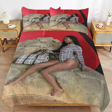 Load image into Gallery viewer, Full Size 3-Piece Bedding Set (1 Duvet Cover + 2 Pillow Shams) – 79"×90" (Print-On-Demand-Product)