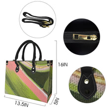 Load image into Gallery viewer, "Olive Spice" (black straps)" Custom Women's Handbag-Medium (Model 1747) (Print-On-Demand-Product)