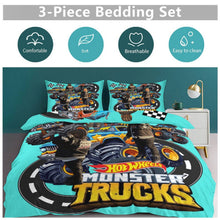 Load image into Gallery viewer, Twin Size 3-Piece Bedding Set (1 Duvet Cover + 2 Pillow Shams) – 86"×70" (Print-On-Demand-Product)
