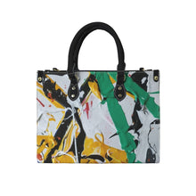 Load image into Gallery viewer, "Fashionista" (black straps)" Custom Women's Handbag-Medium (Model 1747) (Print-On-Demand-Product)