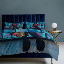 Load image into Gallery viewer, Queen Size 3-Piece Bedding Set (1 Duvet Cover + 2 Pillow Shams) – 90"×90" (Print-On-Demand-Product)