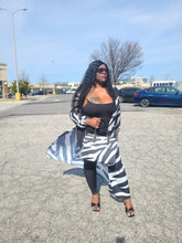 Load image into Gallery viewer, "D. Ivory🥀🕊" All-Over Print Women's Lace-up Chiffon Robe (Print-On-Demand-Product)