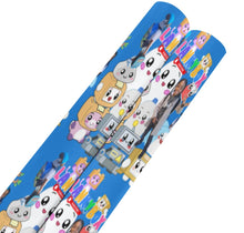 Load image into Gallery viewer, Custom Holiday Gift Wrapping Paper 58"x 23" 2PK