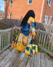 Load image into Gallery viewer, "Watch This" All-Over Print Women's Lace-up Chiffon Robe (Print-On-Demand-Product)