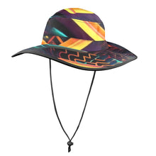 Load image into Gallery viewer, "Vibrant Thing" Wide Brim Bucket Hat (Print-On-Demand-Product)