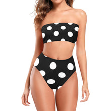 Load image into Gallery viewer, "Cute Confessions" Chest Wrap Bikini Swimsuit (Model S36) (Print-On-Demand-Product)