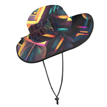 Load image into Gallery viewer, "Vibrant Thing" Wide Brim Bucket Hat (Print-On-Demand-Product)