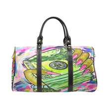 Load image into Gallery viewer, Money Moves Travel Bag (Large)(Black) (Model1639) Print-On-Demand Product
