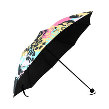 Load image into Gallery viewer, "SummerTime Vibe" Anti-UV Foldable Umbrella (Outside Printing) (Model U08) Print-On-Demand-Product