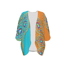 Load image into Gallery viewer, "Sweet Thang" Women's Kimono Chiffon Cover Up (Model H51) (Print-On-Demand-Product)