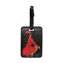 Load image into Gallery viewer, Pretty in Red Luggage Tag (Print-On-Demand Product)
