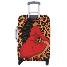 Load image into Gallery viewer, "Pretty in Red" Luggage Cover (Large Size) (26"-28")