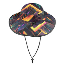 Load image into Gallery viewer, "Vibrant Thing" Wide Brim Bucket Hat (Print-On-Demand-Product)