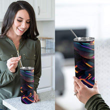 Load image into Gallery viewer, "Vibrant Thing" 20oz Tall Skinny Tumbler with Lid and Straw (Print-On-Demand-Product)