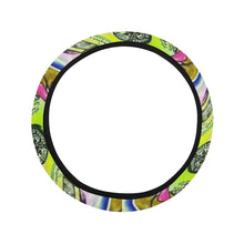 Load image into Gallery viewer, "Money Moves" Steering Wheel Cover with Elastic Edge (Print-On-Demand-Product)