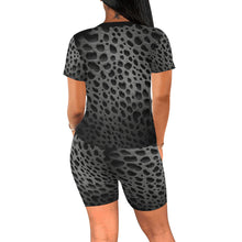 Load image into Gallery viewer, "Blackberry" Women's Short Yoga Set(ModelSets 03) (Print-On-Demand-Product)