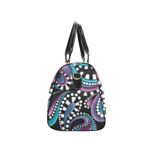 Load image into Gallery viewer, "Bold Presence" Travel Bag Black (Small) (Model1639) (Print-On-Demand-Product)