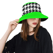 Load image into Gallery viewer, "Unbothered" Slime Unisex Summer Single-Layer Bucket Hat (Print-On-Demand-Product)