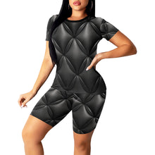 Load image into Gallery viewer, "Midnight Flex" Women's Short Yoga Set(ModelSets 03) (Print-On-Demand-Product)