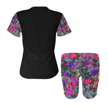 Load image into Gallery viewer, "Say Less" Women's Short Yoga Set(ModelSets 03) (Print-On-Demand-Product)