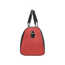 Load image into Gallery viewer, "Blackberry" Red Travel Bag Black (Small) (Model1639) (Print-On-Demand-Product)