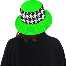 Load image into Gallery viewer, "Unbothered" Slime Unisex Summer Single-Layer Bucket Hat (Print-On-Demand-Product)