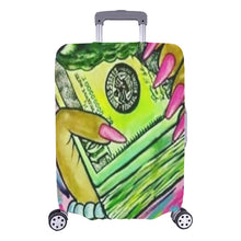 Load image into Gallery viewer, Money Moves Luggage Cover (Large Size) (26"-28") Print-On-Demand Product
