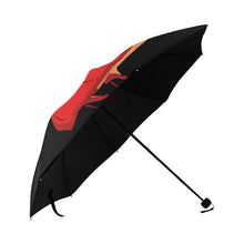 Load image into Gallery viewer, Pretty in Red Anti-UV Foldable Umbrella(Outside Printing)(Model U08)Print -On-Demand Product