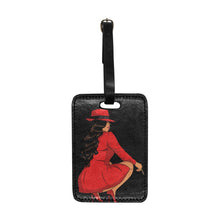 Load image into Gallery viewer, Pretty in Red Luggage Tag (Print-On-Demand Product)